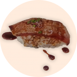 Nigiri de Atún Flambeado