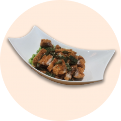 Poke de Pollo Rebozado